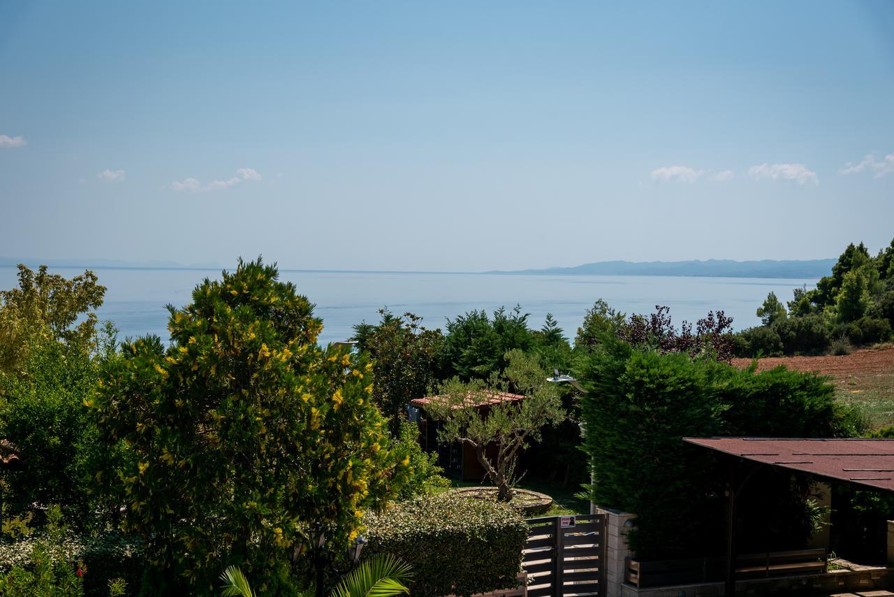 Blue Thea Luxury Villa In Afitos المظهر الخارجي الصورة