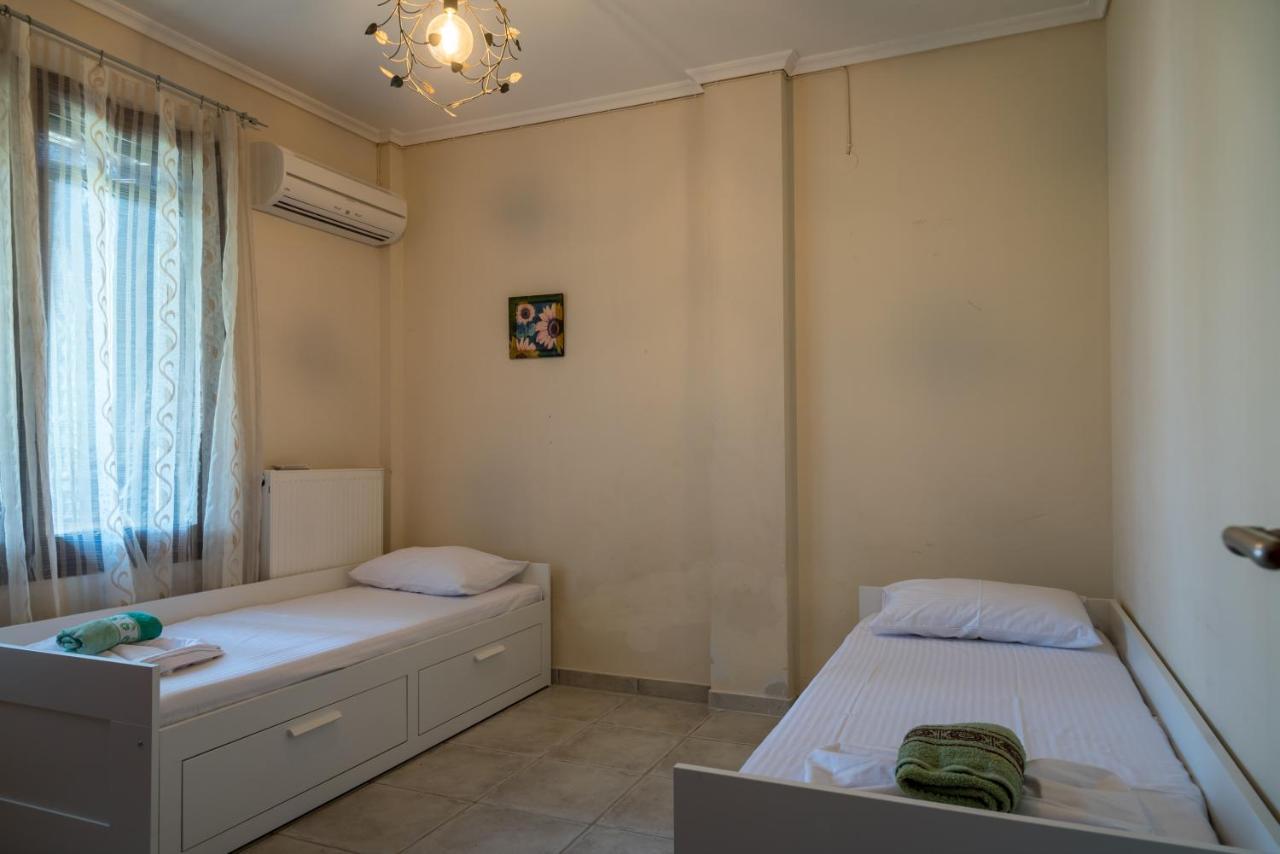 Blue Thea Luxury Villa In Afitos المظهر الخارجي الصورة