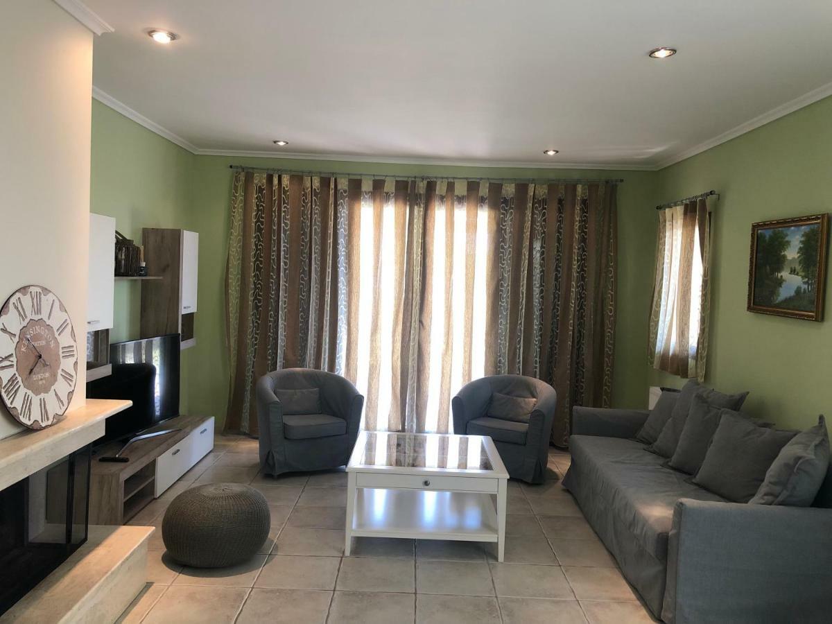 Blue Thea Luxury Villa In Afitos المظهر الخارجي الصورة