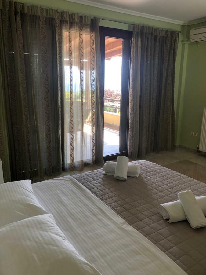 Blue Thea Luxury Villa In Afitos المظهر الخارجي الصورة